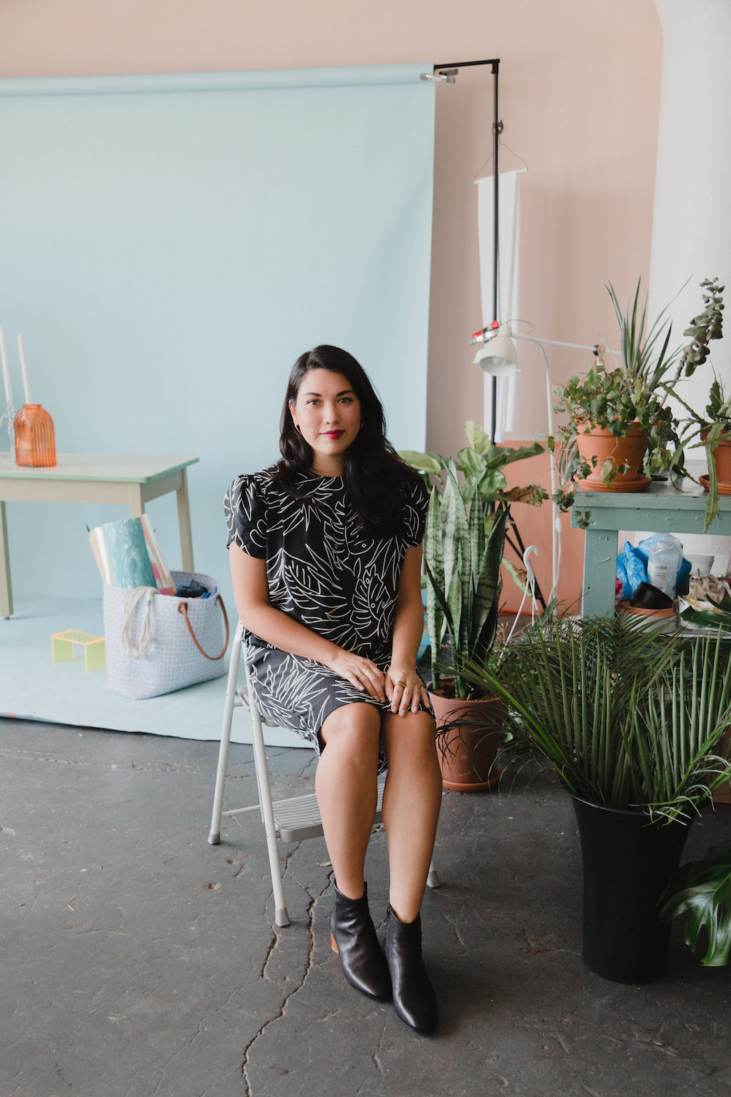 A Green Summer Studio Visit with Lisa Muñoz of Leaf and June