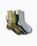 Metalic foil silk socks in six colors 11