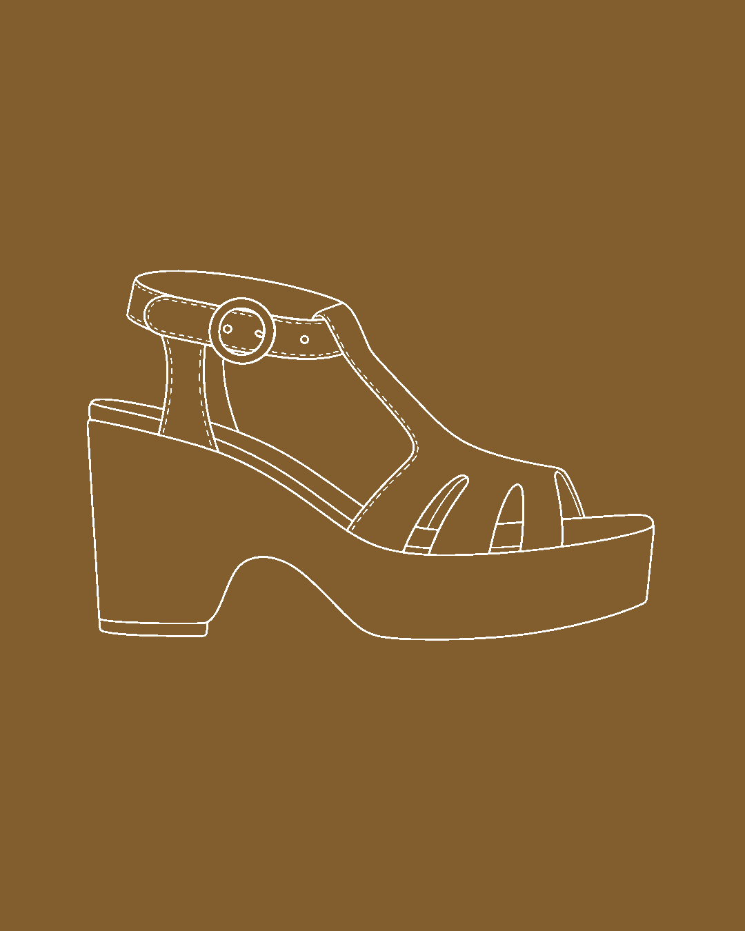 Bronze Embossed Leather