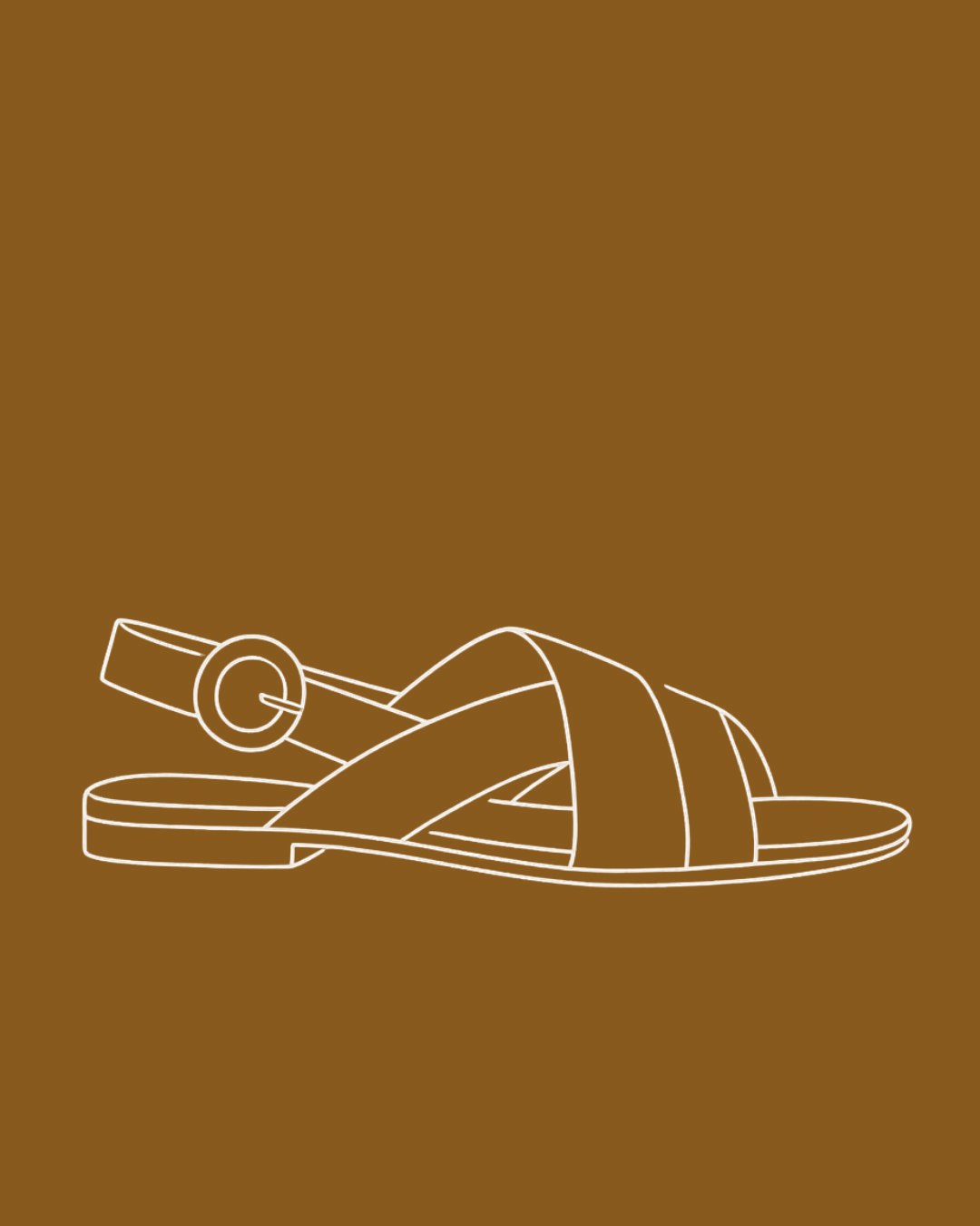 Tostado Leather & Bronze Embossed Leather