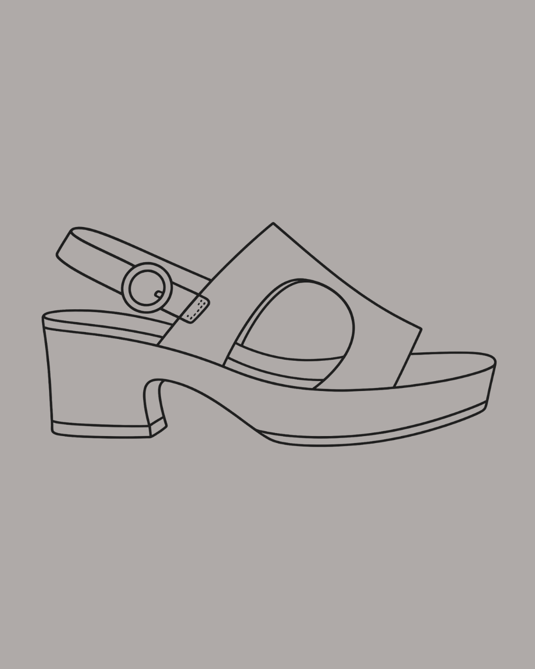 Newmar Clog Sandal, Quartz Split Suede