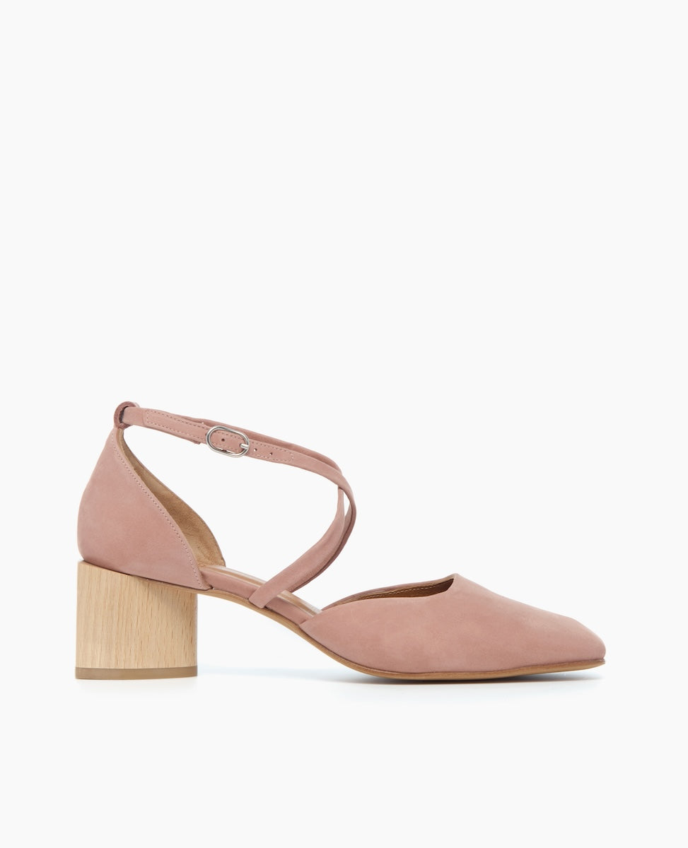 Isabel Mary Jane in Deep Rose, Side View