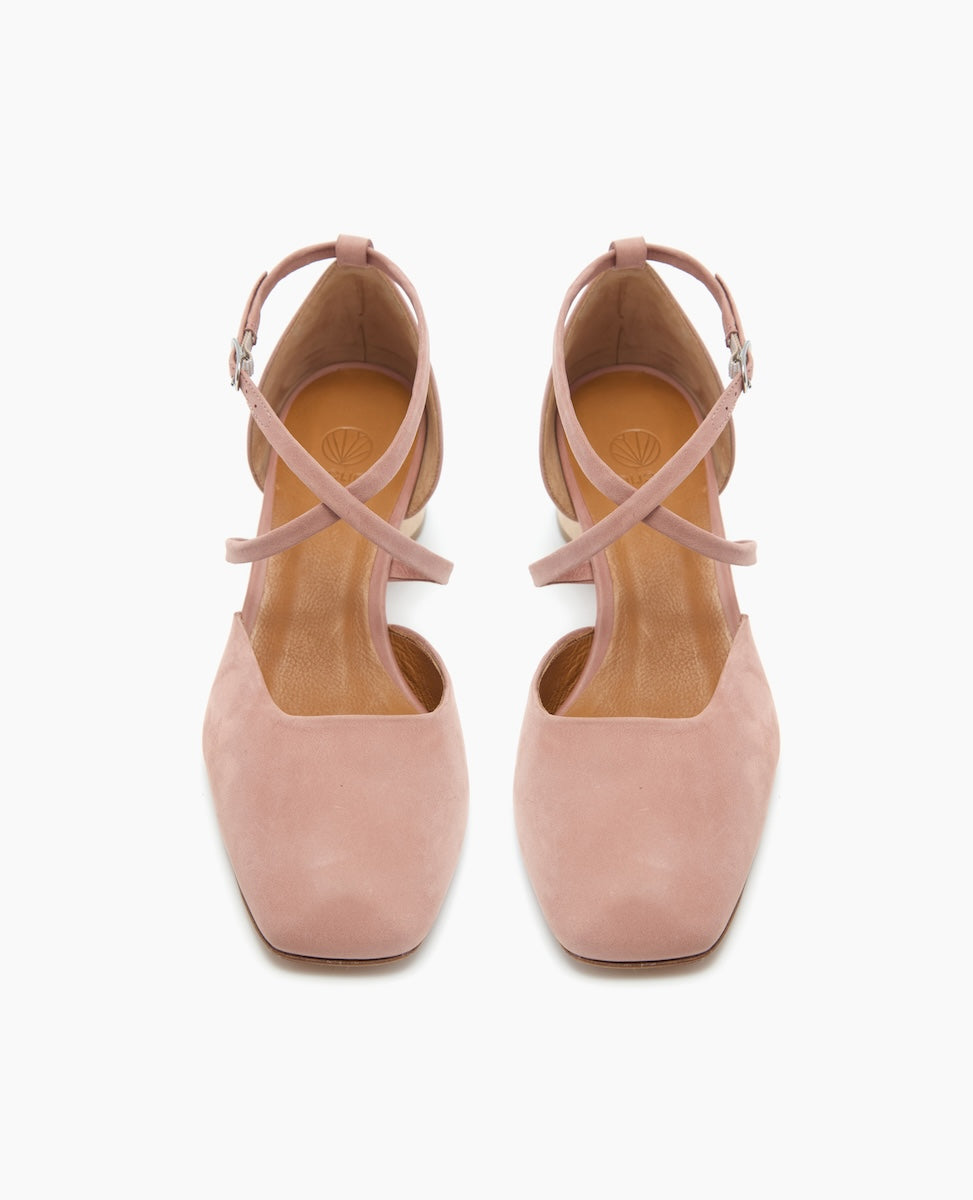Isabel Mary Jane in Deep Rose, Top View