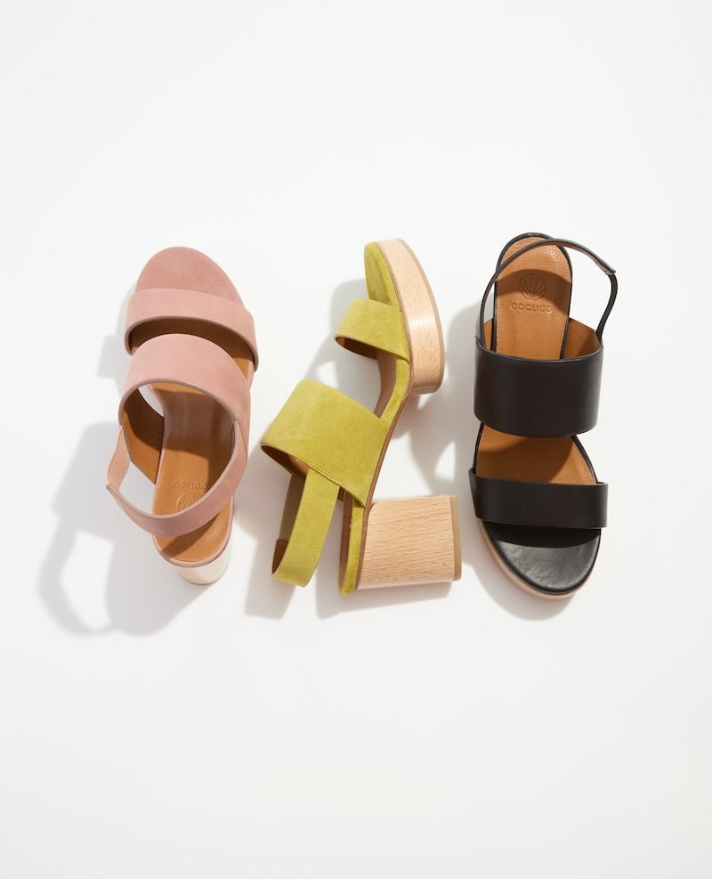 The Rocco Clog Sandal in three color options