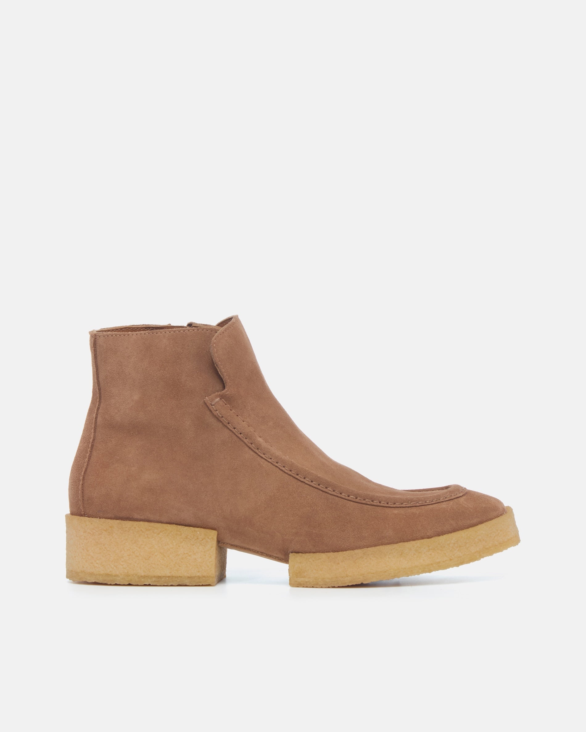 Boudica Boot in Dust Split Suede