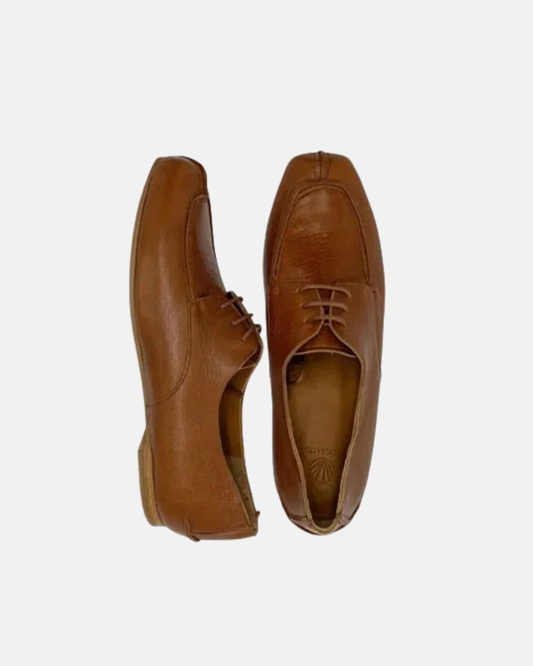 Coclico Fubee Oxford in Cuero, a natural tan leather lace up oxford