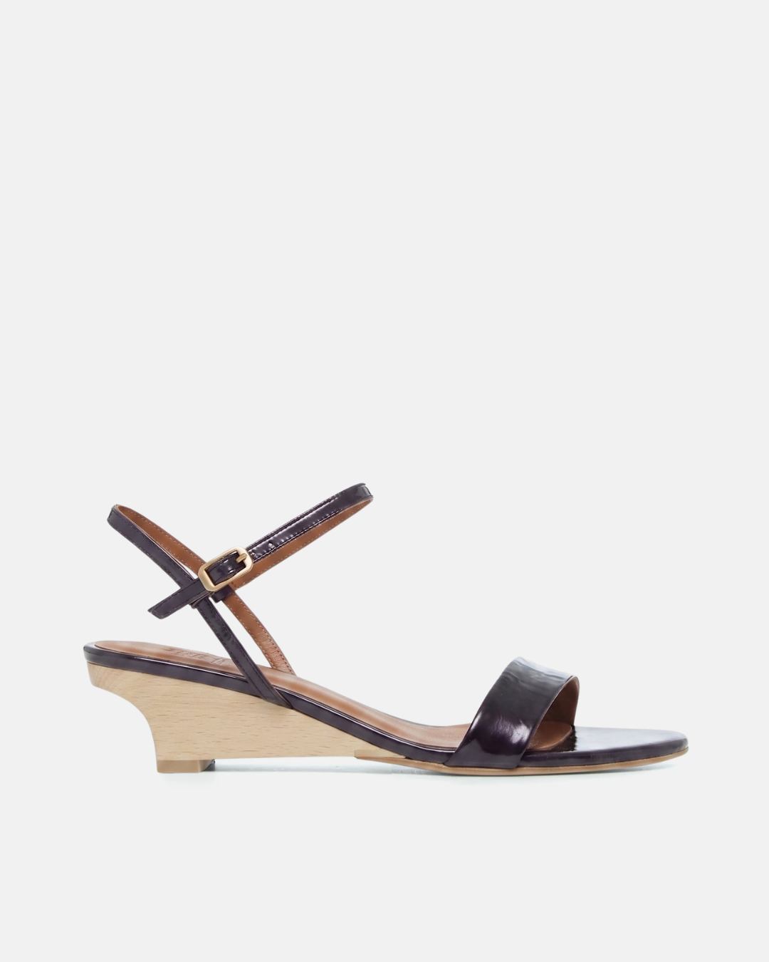 Venti Demi-Wedge Sandal (Natural Wood)