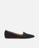 Black loafer shoe on a white background 2