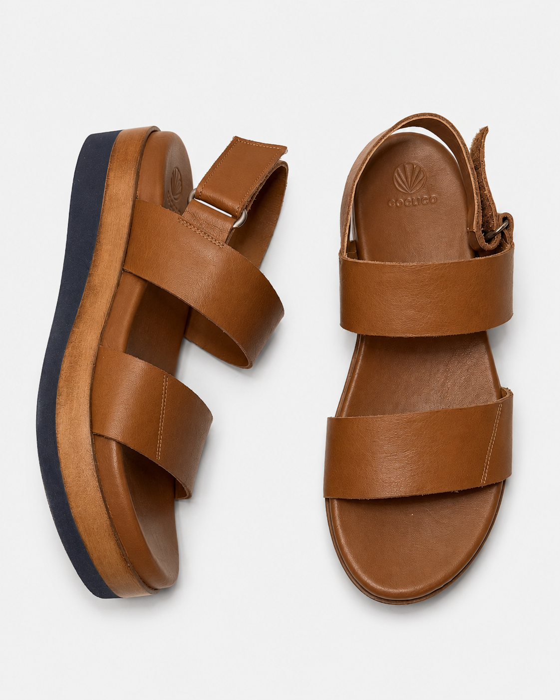 Archive Sale - Dude Wedge 1.0 Sandal Cuoio