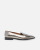 Metallic loafer shoe on a white background 2