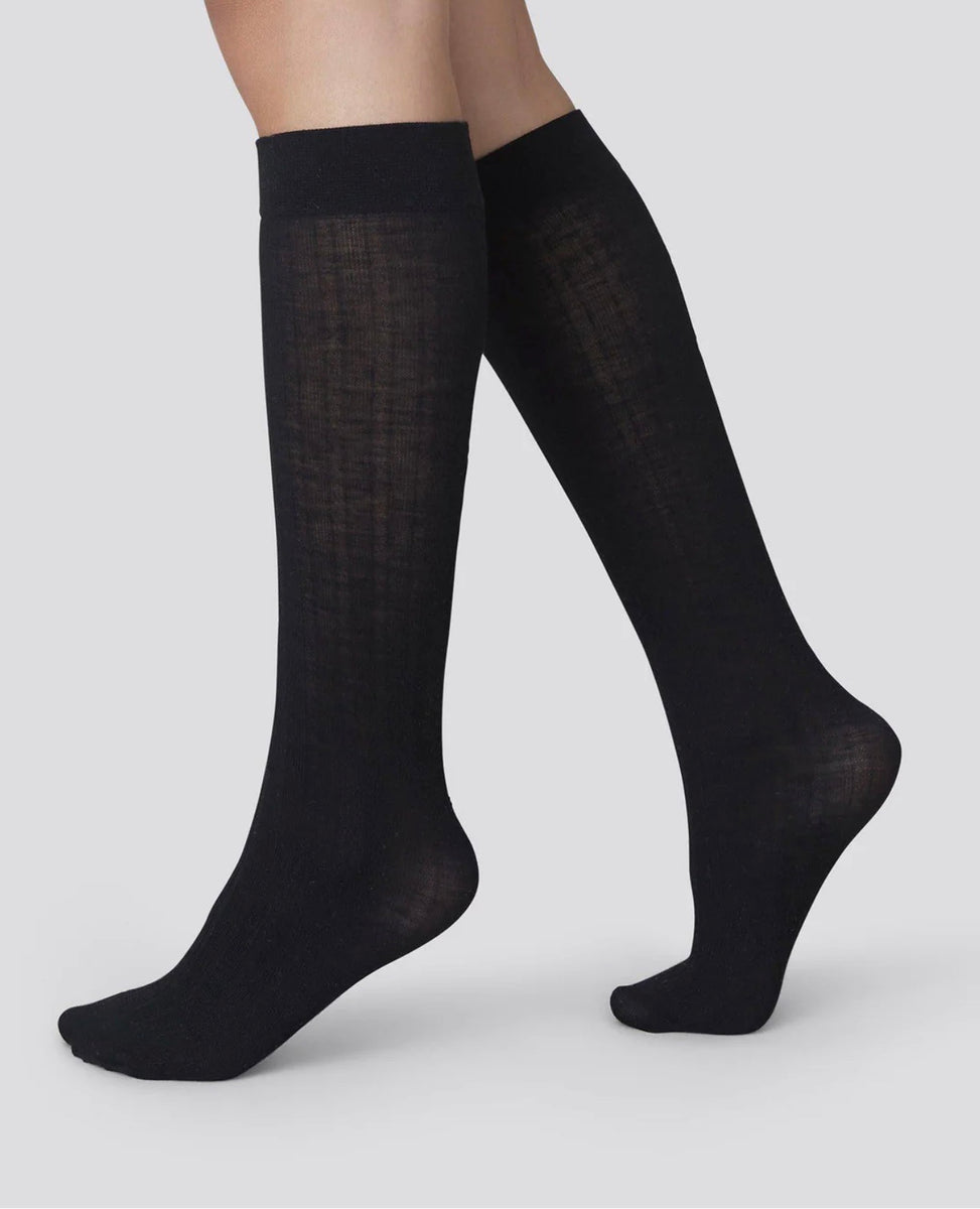 Swedish Stockings Freja Organic Wool Knee-Highs