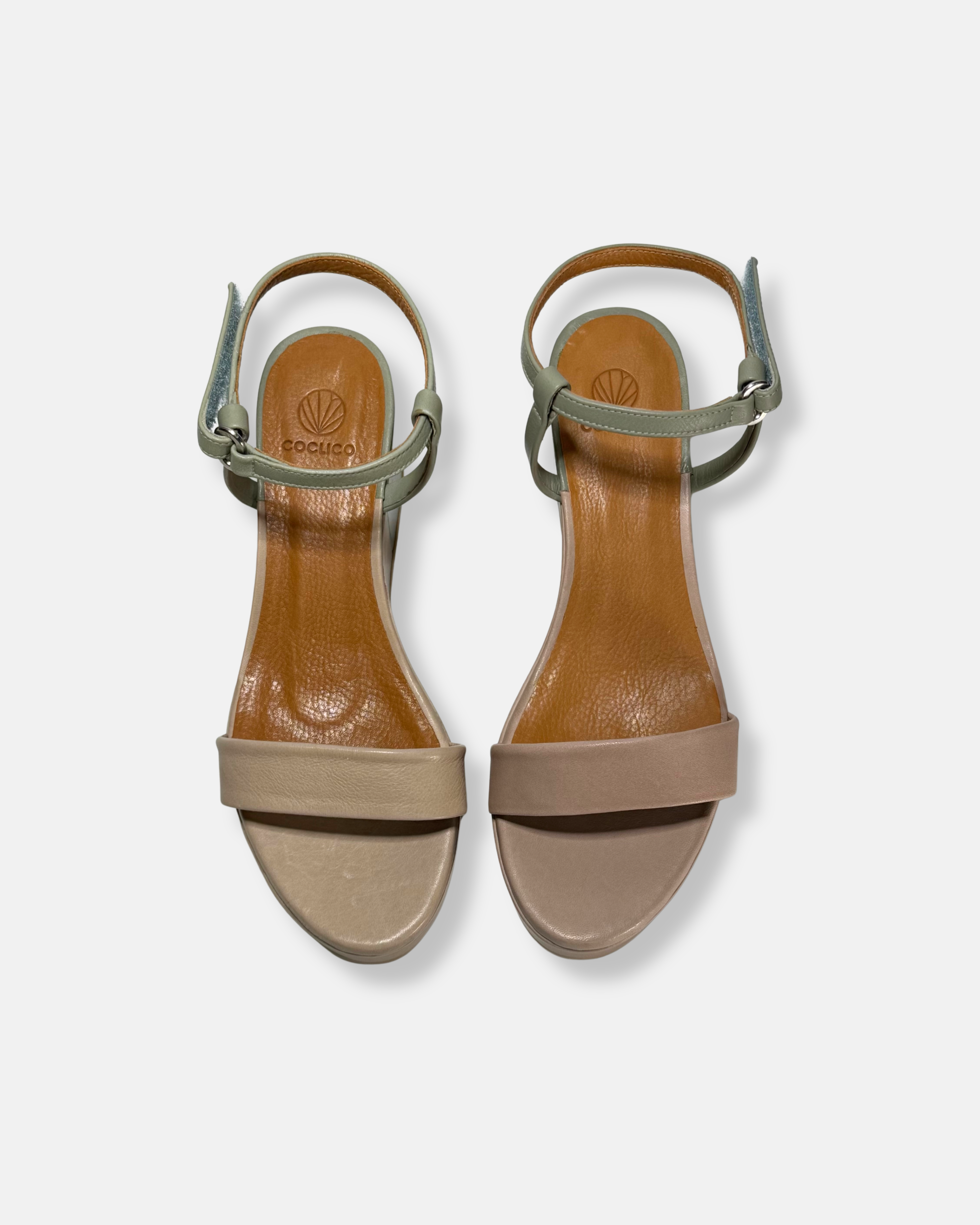 Archive Sale - Lemonade Wedge Sandal Marmo / Edera
