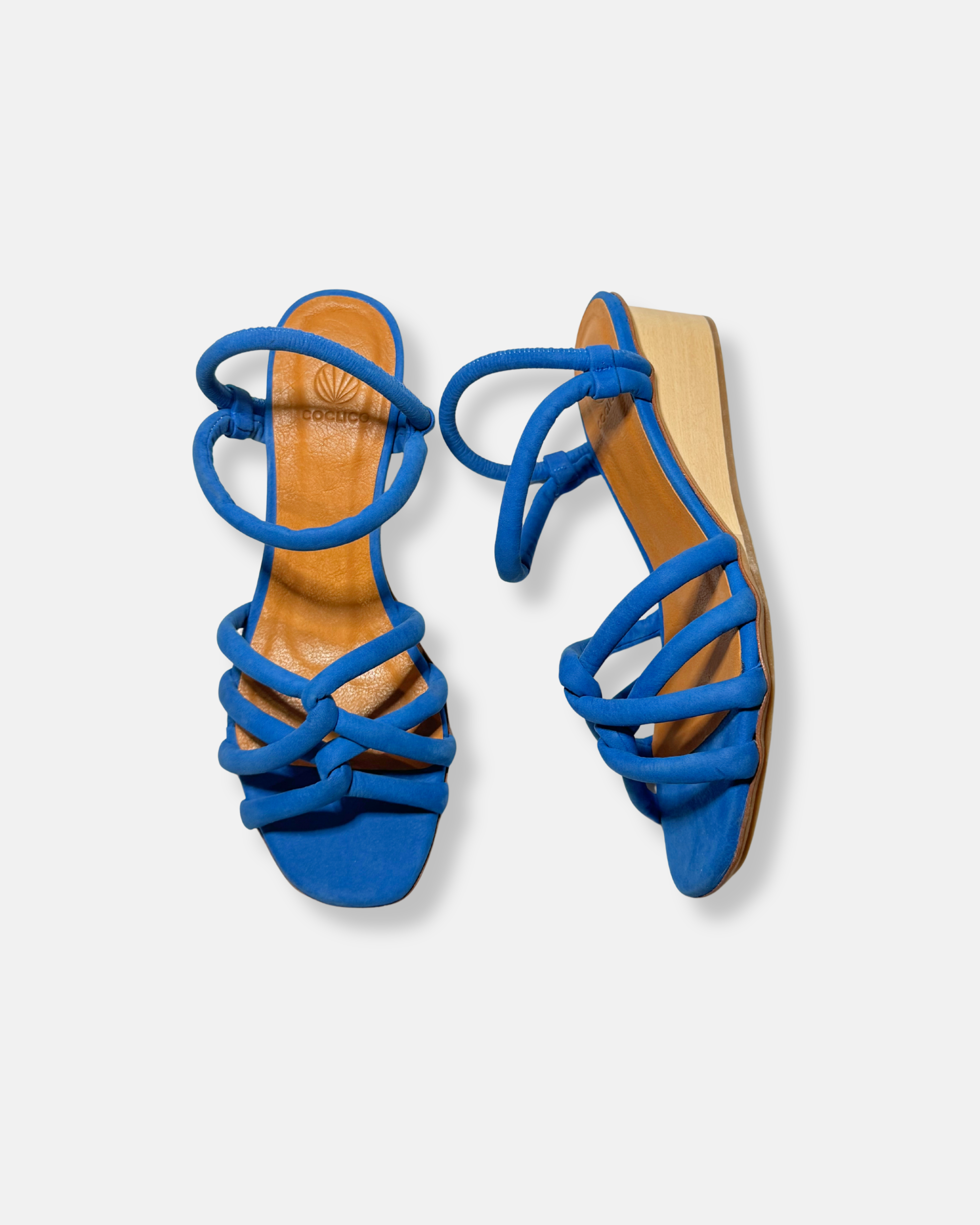Archive Sale - Olena 1.0 Wedge Sandal Blu Reale