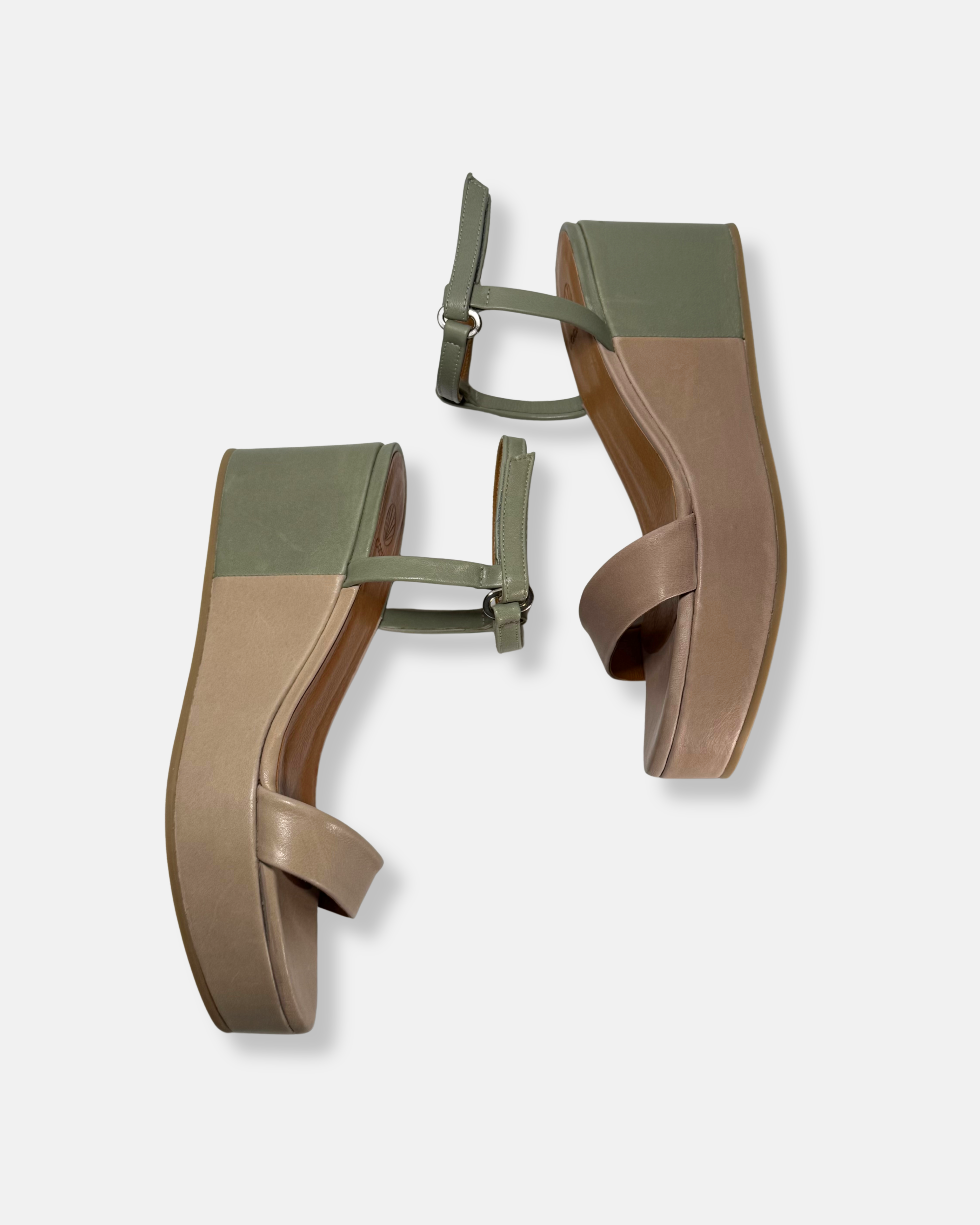 Archive Sale - Lemonade Wedge Sandal Marmo / Edera