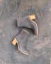 Coclico Babe Boot in Fog nubuck  - on stone flooring.  5
