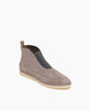 Coclico Casual Flat Bootie with Crepe Sole in Cinder Suede 2