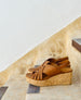Coclico Moska woven wedge sandal on steps 2