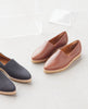 Coclico Ponzu Loafer in Caramello and Black leather displayed in angle view. 2
