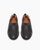 Front view of the Yano Flat in Deep Sea Leather: a classic high-vamped, slip-on flat. 8