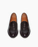 Front view of the York Loafer in Amethyst Patent: produces a soft, flexible, glove-like fit. The sensation of ease is elevated by the York's leather welt and flexible, crepex sole.  5
