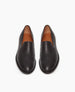 Front view of the York Loafer in Black Grain leather: produces a soft, flexible, glove-like fit. The sensation of ease is elevated by the York's leather welt and flexible, crepex sole.   3