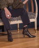 Coclico pointed-toe women's strech boot with wood heel 5