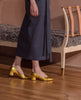 coclico women's metallic citrine elda pump 6