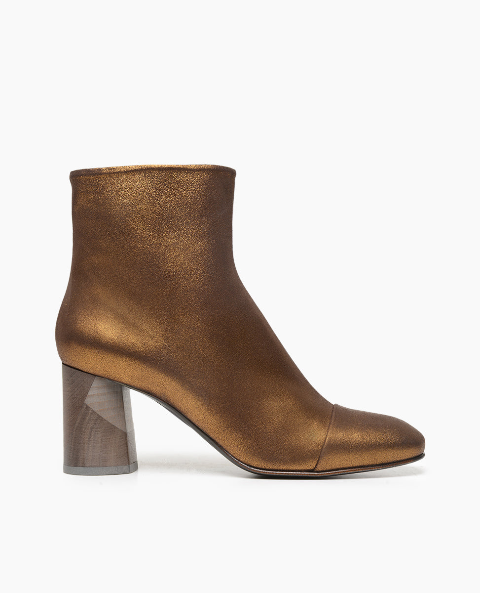 Warehouse Sale Laeve Boot Bronze Metallic Suede