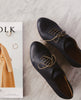 Coclico women's oxford heel in coal leather 3