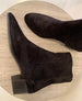 Warehouse Sale - Celeste Boots  Black Tartan Suede 3