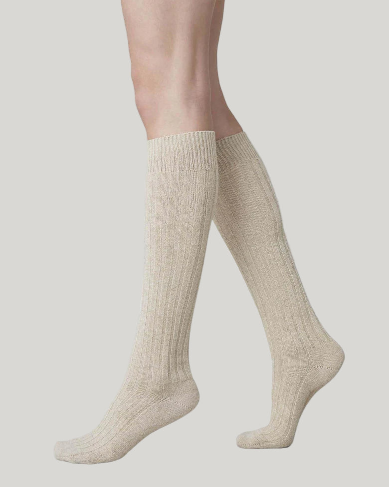 Swedish Stockings 'Bodil' Wool/Cashmere Socks Knee High