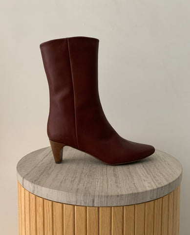 Warehouse Sale Wakame Boots Merlot Leather Merlot Leather 37