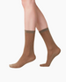 Swedish Stockings Magda Shimmery Socks Mid-Brown 1