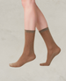Swedish Stockings Magda Shimmery Socks Mid-Brown 1