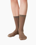 Swedish Stockings Magda Shimmery Socks Mid-Brown 2