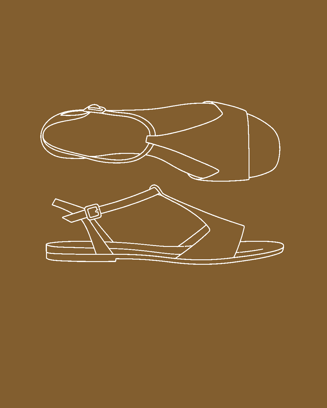 Bronze Embossed Leather
