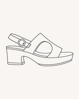 Cream Croc Embossed Leather