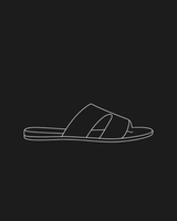 WHOLESALE Angie Sandal - Black Leather
