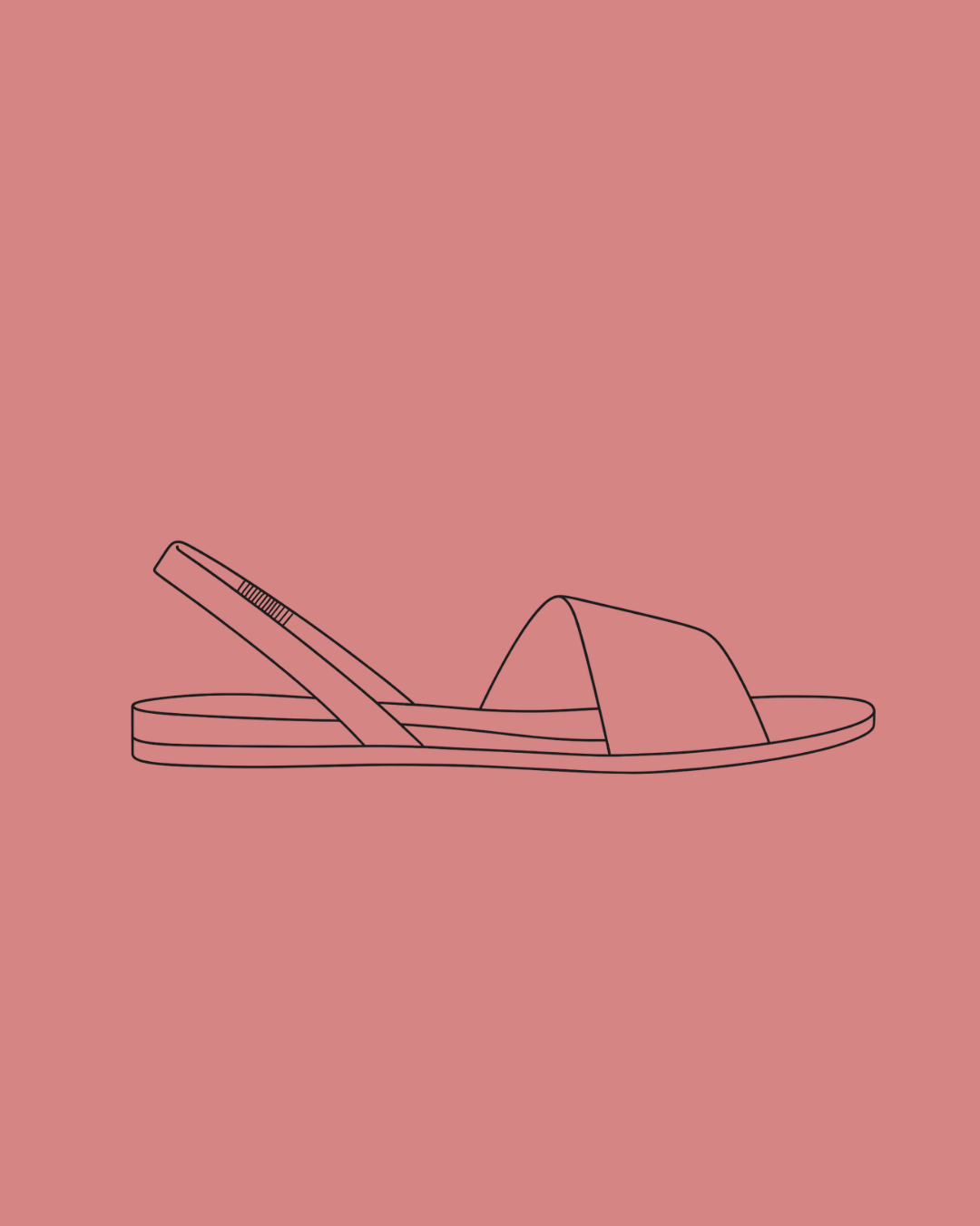 Agnes Sandal, Fresa Iridescent Leather