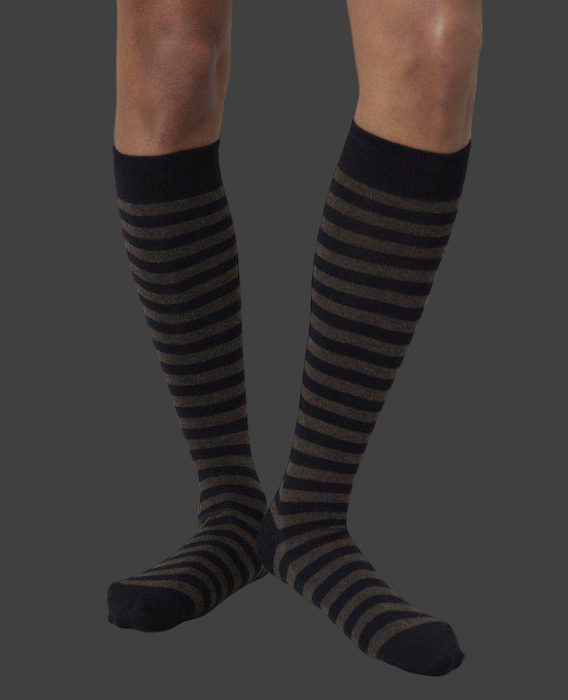 Swedish Stockings Britta Cotton Stripe Knee-High Socks