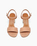 Front view of the Gigi Heel in Fawn Nubuck 5