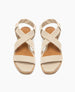 Kesha sandal in Latte Macchiato, top view 3