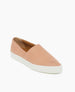 The rumi pointed loafer sneaker in faun nubuck, at an angle 2
