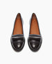 Front view of the Yale Loafer in Black Patent: featuring a chic, flexible sole morphing this formal loafer silhouette into one supremely fit for an on-the-go lifestyle. 3