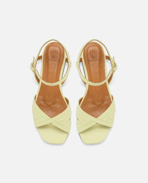 Coclico Aire Sandal, Limoncelo Leather | Coclico