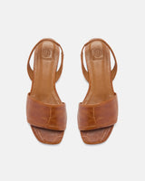 WHOLESALE Agnes Sandal - Attaché Croc Embossed Leather