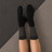Escuyer Lurex Block Socks