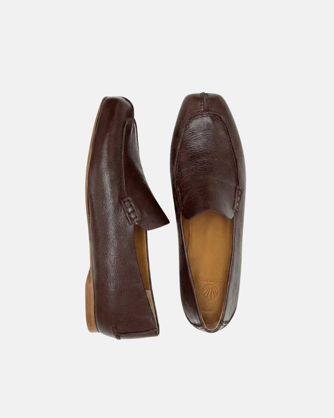 Coclico Francis Loafer in Castagno, a warm chestnut brown leather loafer