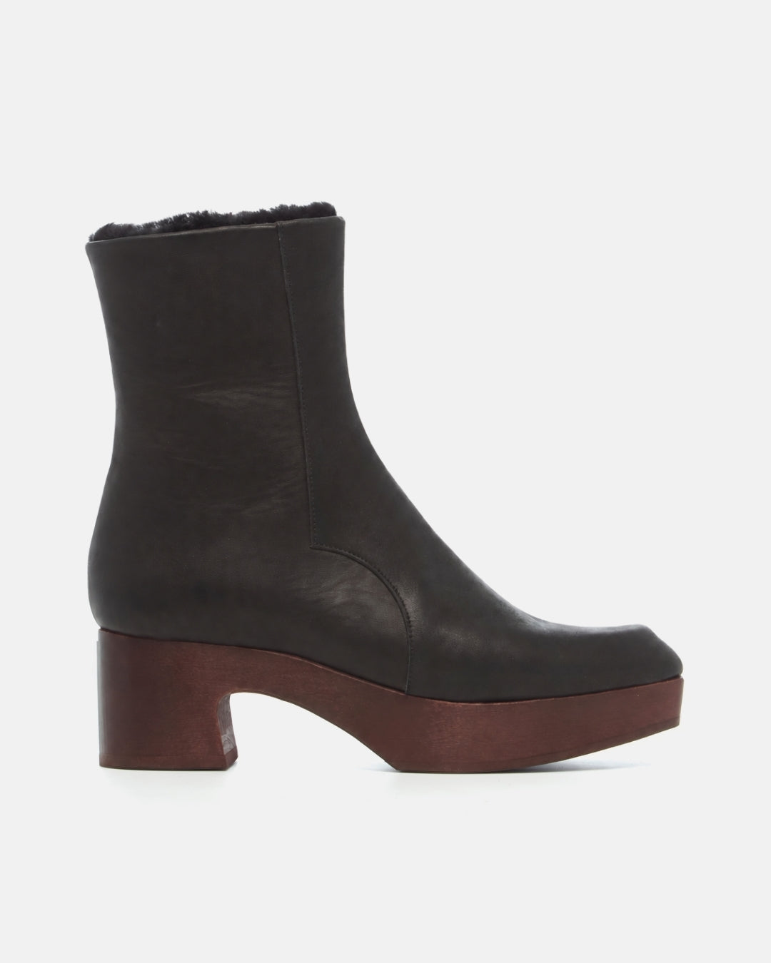 Queen Shearling Clog Boot
