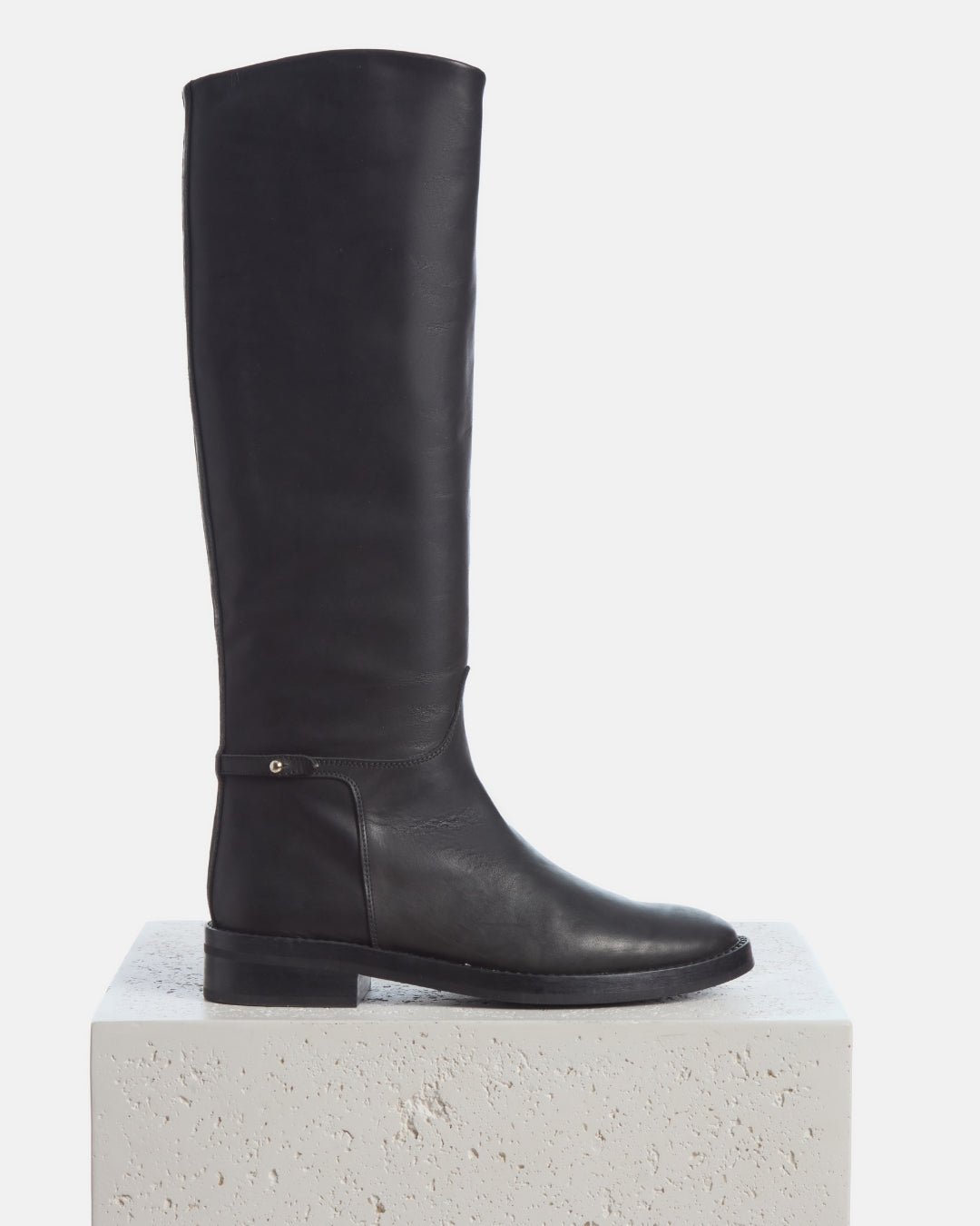 Coclico Black Riding Boot on a Plinth